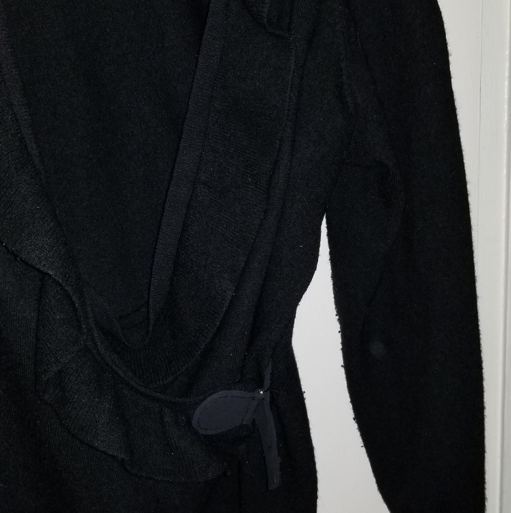 Dressy 100% Wool Sweater/Cardigan